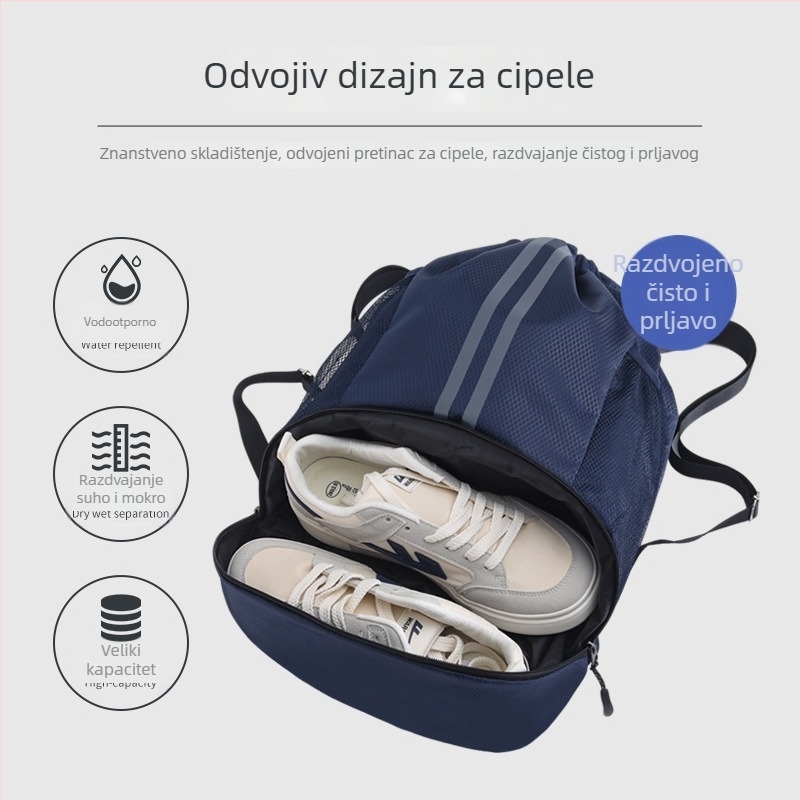 Putni ruksak unisex, za vanjske sportove, Oxford tkanina, kapacitet 20–35 L, odjeljak mokro/suho