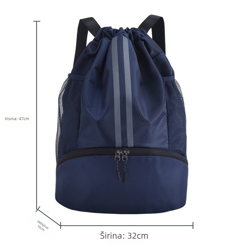Putni ruksak unisex, za vanjske sportove, Oxford tkanina, kapacitet 20–35 L, odjeljak mokro/suho