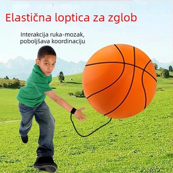 Loptica za zglob za trening koordinacije ruka-oko, gumasta elastična lopta, jezgro od gume, izdanje 2023