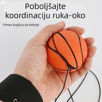 Loptica za zglob za trening koordinacije ruka-oko, gumasta elastična lopta, jezgro od gume, izdanje 2023