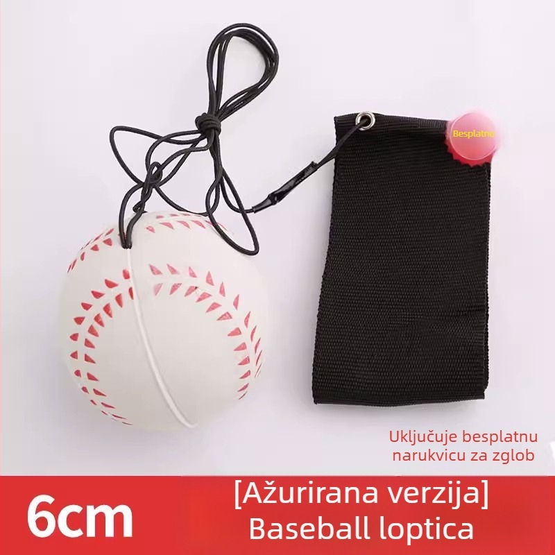 Loptica za zglob za trening koordinacije ruka-oko, gumasta elastična lopta, jezgro od gume, izdanje 2023