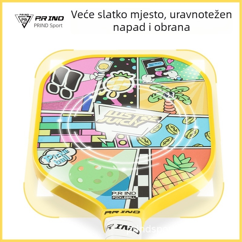Reket za pickleball – profesionalna karbonska vlakna, ultra lagana, trening model – Pu Rui, 230 g