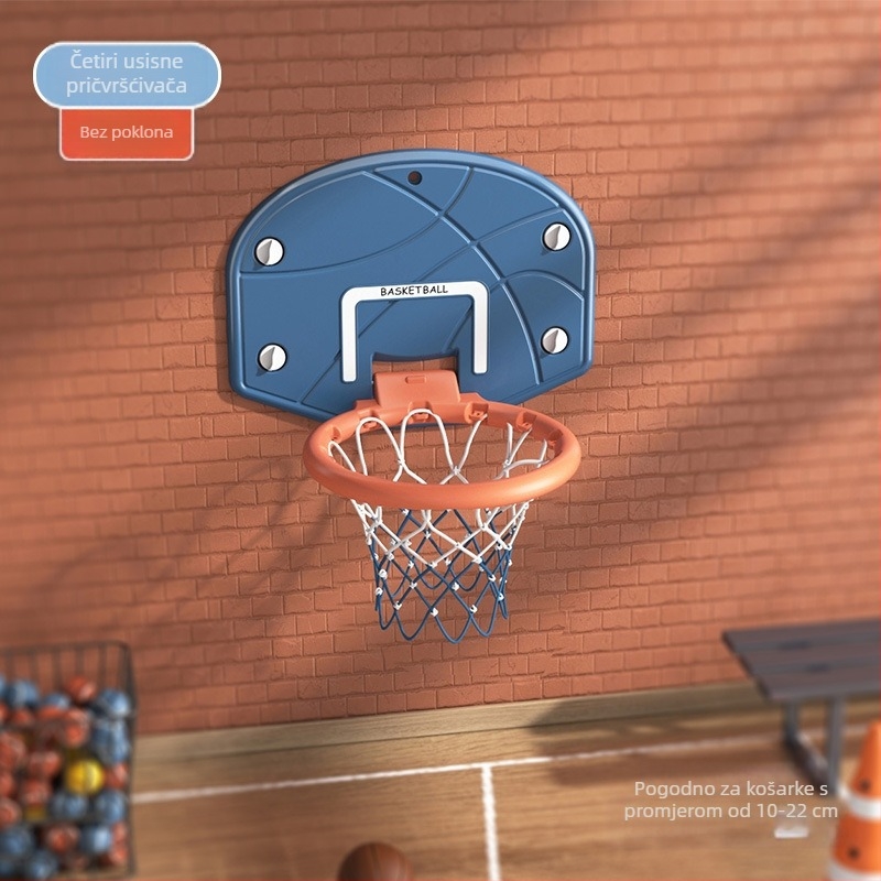 Unutarnji dječji koš za košarku, zidni, sklopivi, za kućnu upotrebu