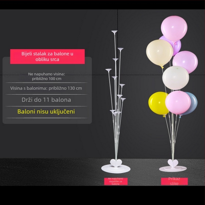 Držač balona za unutarnje dekoracije — plastika; pogodno za sportske događaje; marka: Drugo; uvoz: Ne; IP dozvola: Ne