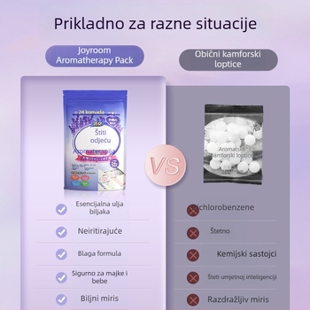 Royal Incense kuglice protiv moljaca za ormariće s mirisom ruže — zaštita od plijesni, insekata i vlage, 96 kom.