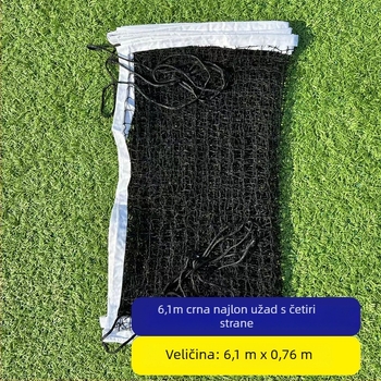 Badminton mreža Aibite — prenosna za unutarnju i vanjsku upotrebu, najlon, prilagodljiva, pogodna za badminton i tenis
