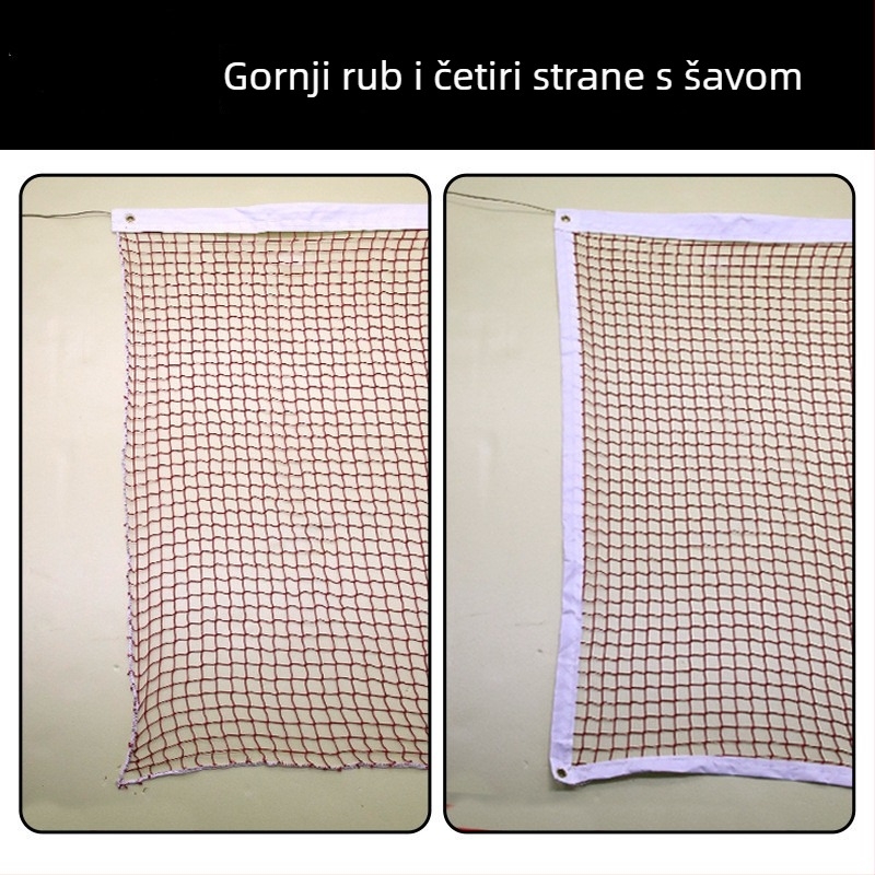 Liansheng mreža za badminton, standardna natjecateljska mreža od najlona i poliestera; kategorija proizvoda: mreža za badminton; primjena: stolni tenis; ovlaštene privatne marke: Da