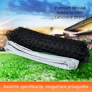 Teniska mreža bez čvorova za pojedinačne i dvostruke natjecanja, PE materijal, 3 kg