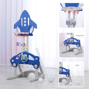 Unutarnja podesiva košarkaška stativa za djecu — kućna upotreba, Jooboa, težina 2.2 kg; veličina pakiranja 57.5×11.5×38 cm; prilagođavanje proizvodnji dostupno