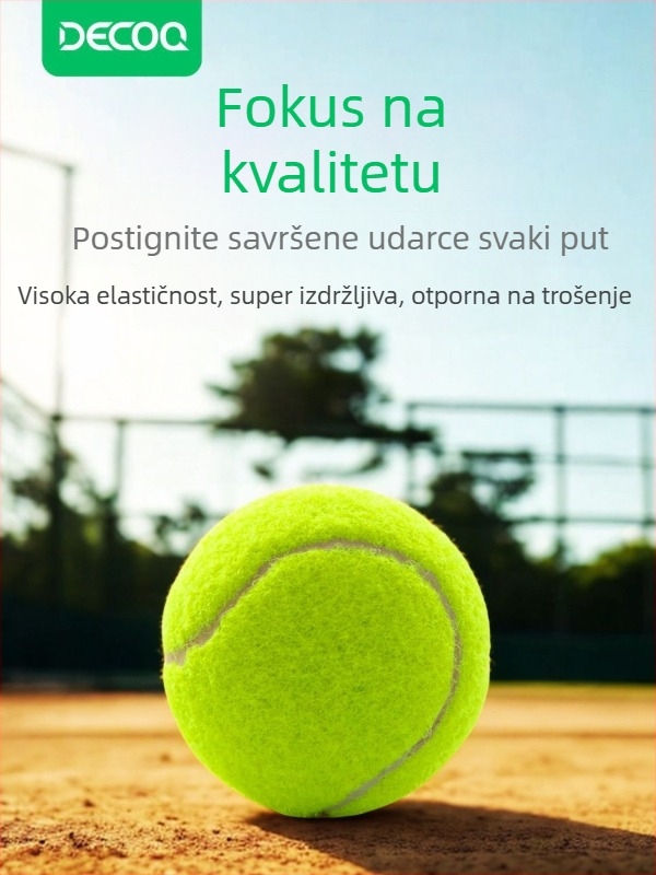 Dikak Tenis trening uređaj za solo vježbanje – izdržljiva baza visoke elastičnosti, s užetom i automatskom lopta za vanjsku upotrebu