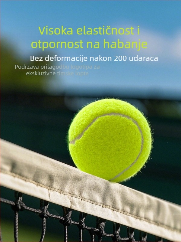 Dikak Tenis trening uređaj za solo vježbanje – izdržljiva baza visoke elastičnosti, s užetom i automatskom lopta za vanjsku upotrebu