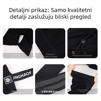 Haoshun maska za biciklizam od merino vune – unisex pokrov lice i vrata, otporna na vjetar, topla, prozračna, fleksibilna; za skijanje, biciklizam, planinarenje