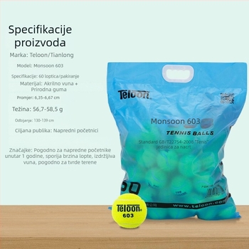 Tianlong Teniska trening lopta za stroj za lopte