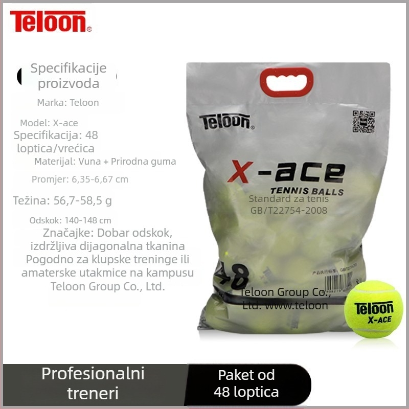 Tianlong Teniska trening lopta za stroj za lopte