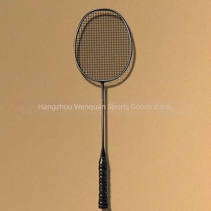 Raketa za badminton, okvir od aluminijske legure, 4U, drška G4, vlakna od svile