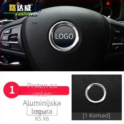 BMW X5 X6 (2014-2018) unutarnji dekorativni set - 3D dekorativna traka za otvore za zraka i srednju konzolu, model 65455465, Guangzhou
