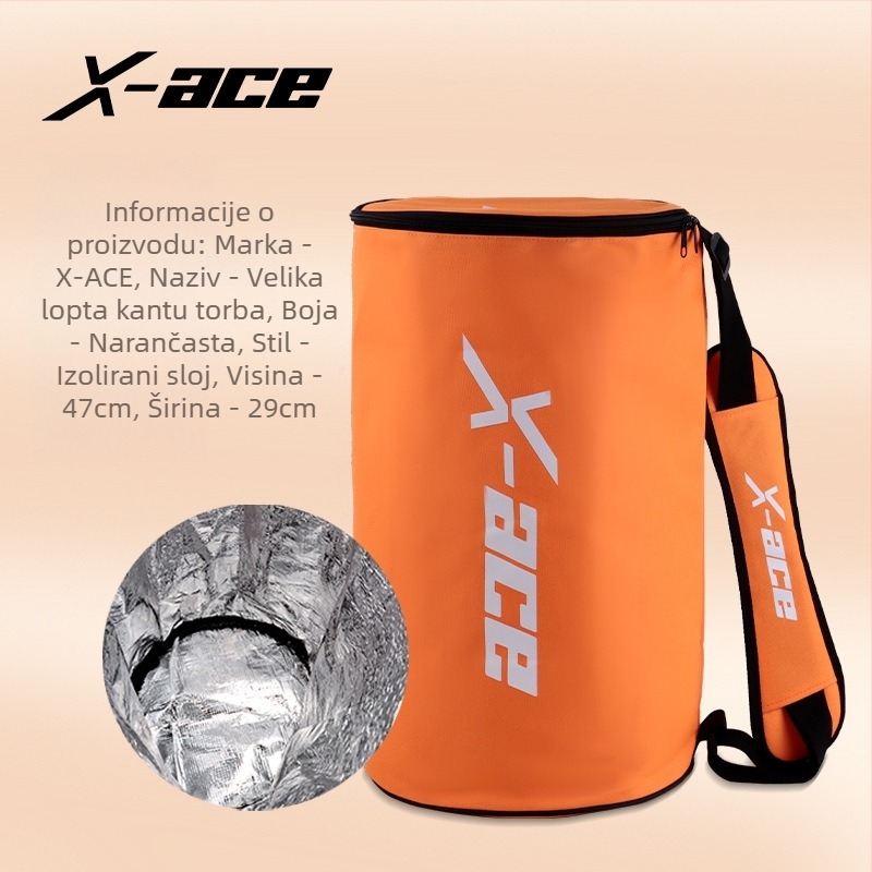 Teniska torba (Izdržljiva, Velika kapaciteta, Ramenski/Crossbody dizajn, Izolirani sloj)