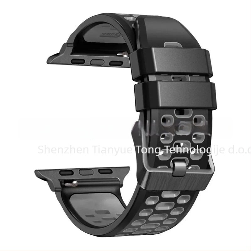 Silikonska sportska narukvica za Apple Watch Series11, s prilagodljivim veličinama sučelja i kopčom s iglom, 25 g