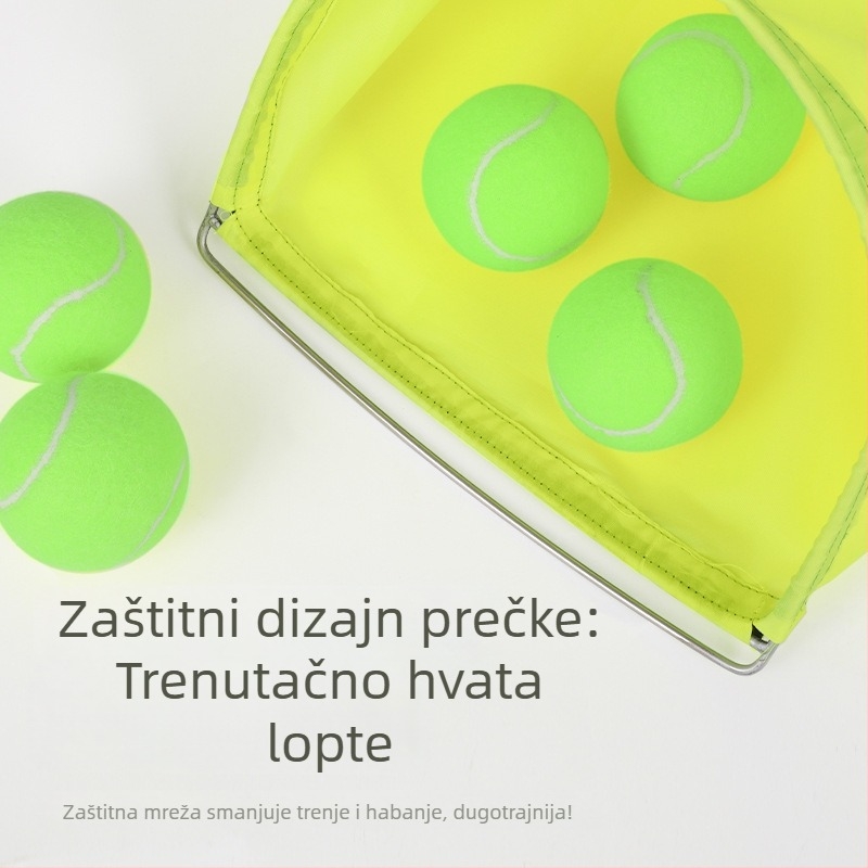 Prijenosni skupljač teniskih lopti – šifra Ltao873766132734, prilagodljiv, za tenis