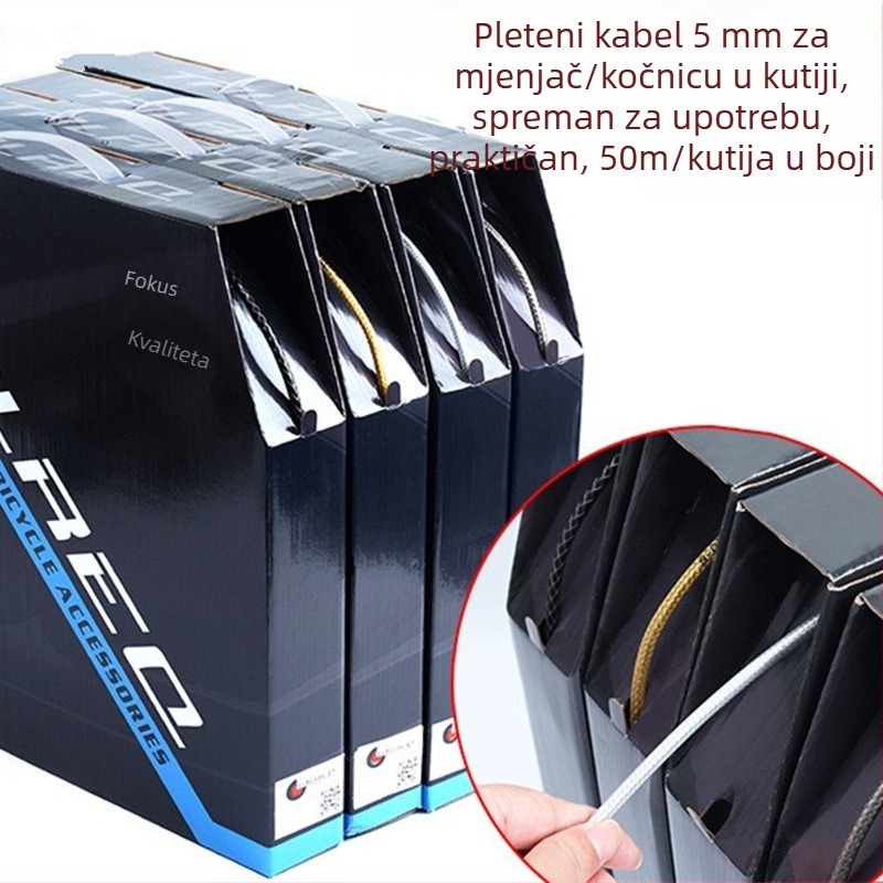 Trlreq Planinski i cestovni bicikl – Pleteni uljni kućište kabla za mjenjač i kočnice