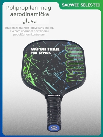 Set pickleball reketa za djecu i odrasle – konstrukcija od staklenih vlakana, težina 225 g ±3 g, brend Salywee