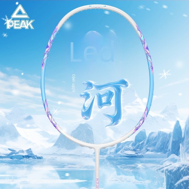 Peak badminton reketa, okvir od karbonskih vlakana, težina 80–84 g, debljina drške G5, svestran stil igre