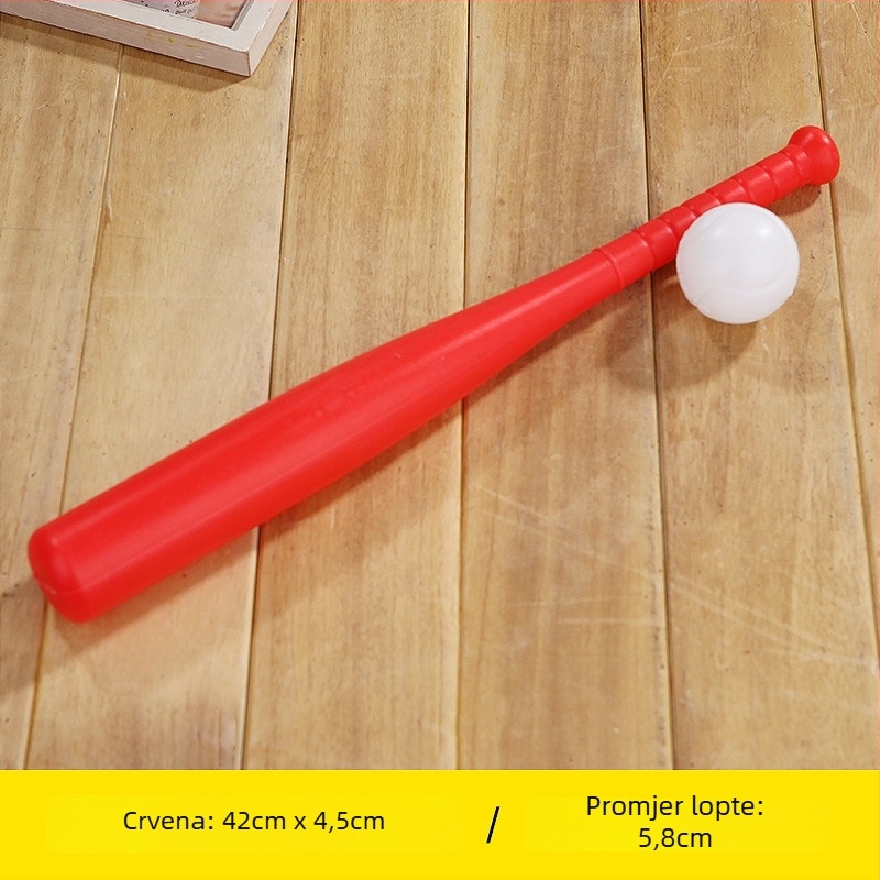 Dječji set za bejzbol — plastični bejzbol bat, oprema za bejzbol za djecu, pogodna za fitness i igre s loptom, šifra proizvoda Bkdebgrc