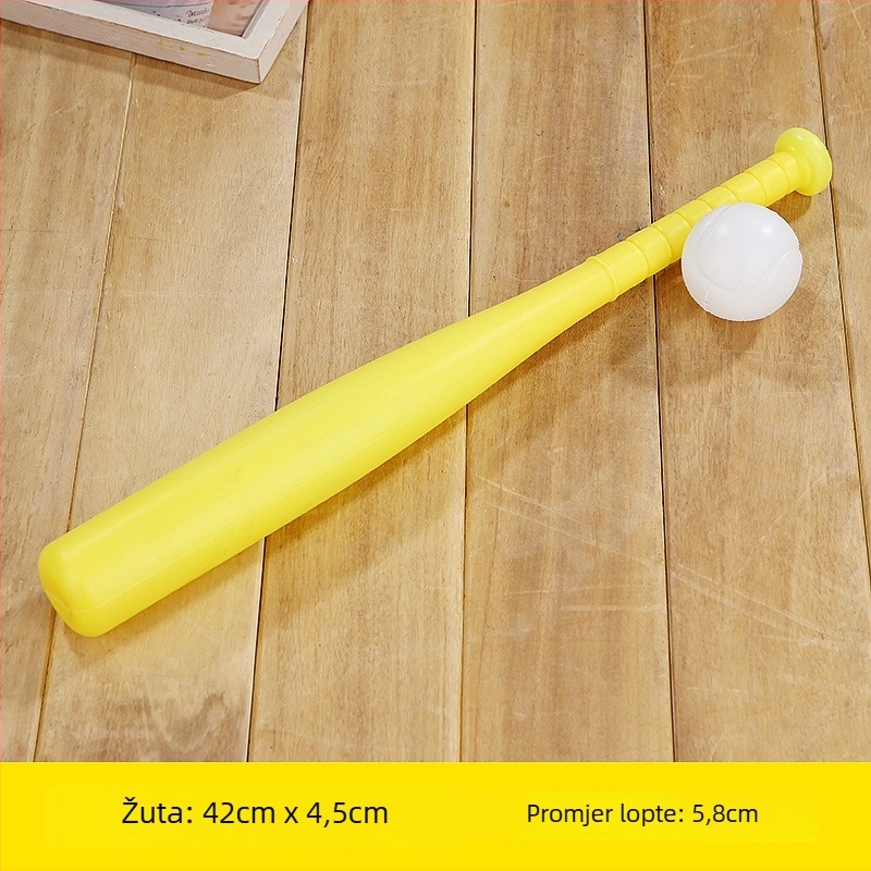 Dječji set za bejzbol — plastični bejzbol bat, oprema za bejzbol za djecu, pogodna za fitness i igre s loptom, šifra proizvoda Bkdebgrc