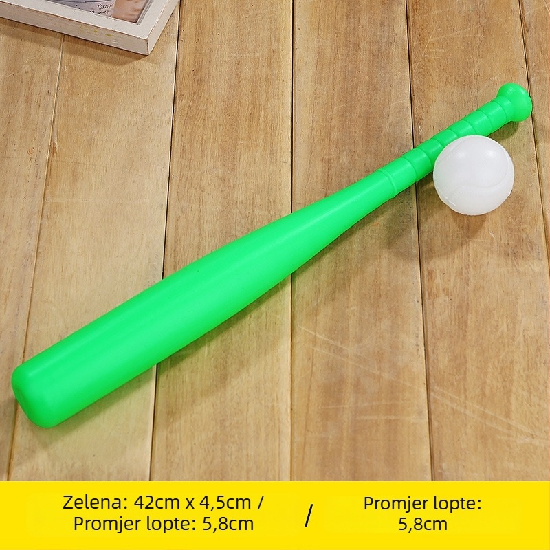 Dječji set za bejzbol — plastični bejzbol bat, oprema za bejzbol za djecu, pogodna za fitness i igre s loptom, šifra proizvoda Bkdebgrc