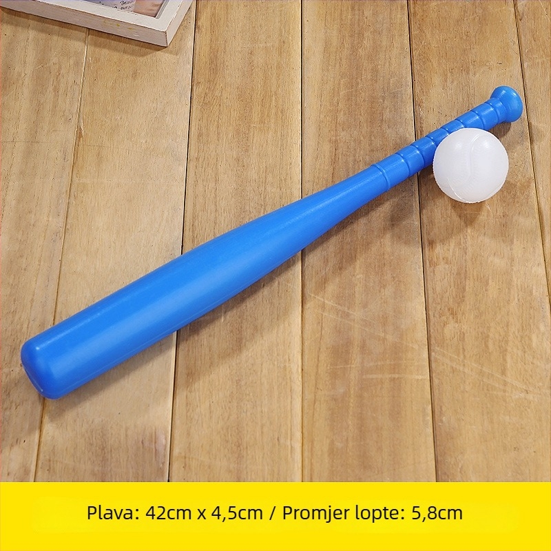 Dječji set za bejzbol — plastični bejzbol bat, oprema za bejzbol za djecu, pogodna za fitness i igre s loptom, šifra proizvoda Bkdebgrc