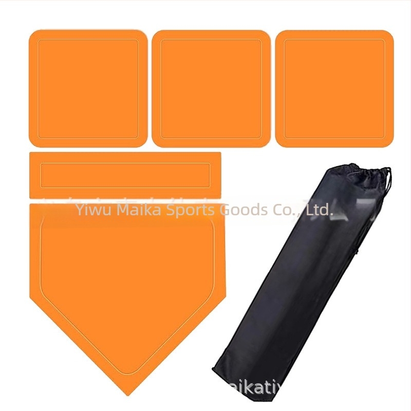 MAICCA Set baza za baseball – deblji temelji, Pitcher Plate i Home Plate, petodijelni softball set s vlastitim logom