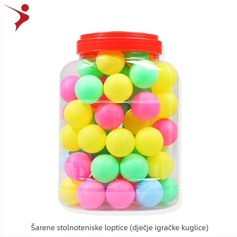 Regail lopte za stolni tenis – 60 komada u buretu, ABS materijal, otisnuti logo, licencirana privatna oznaka, za trening i natjecanja