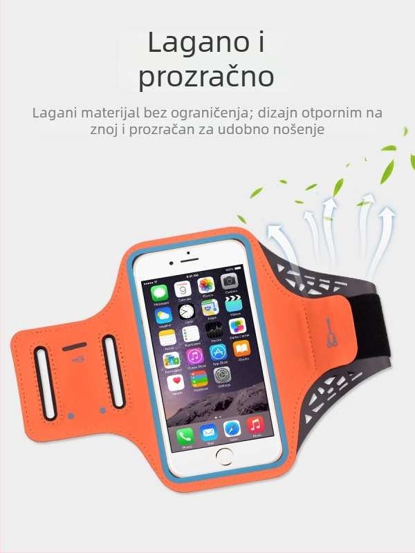 Unisex narukvica za telefon za trčanje od Lycra — za vanjske sportske aktivnosti, držač telefona na ruci