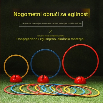 Dječje trenažne pomagala: ring za agilnost za skakanje i trening nogometa, PP materijal