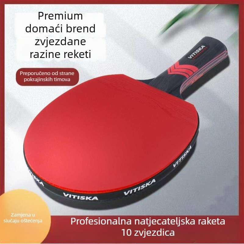 Raketa za stolni tenis – Karbonska podloga, Guma s pozitivnim ljepilom, Značka Fenzhi, Bez prilagodbi