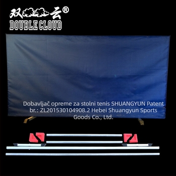 Odvojiva integrirana prepreka za stolni tenis s galvaniziranim okvirom i Oxford platnom, prilagodljivo obrađivanje, kompatibilno i s drugim sportovima na loptu