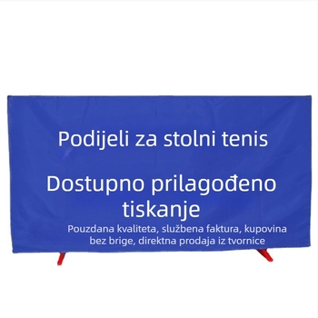 Odvojiva integrirana prepreka za stolni tenis s galvaniziranim okvirom i Oxford platnom, prilagodljivo obrađivanje, kompatibilno i s drugim sportovima na loptu