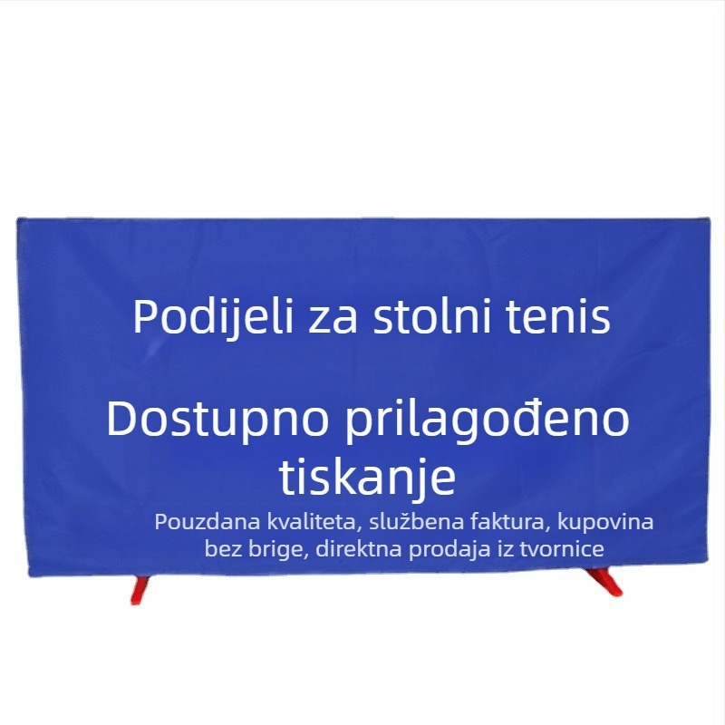 Odvojiva integrirana prepreka za stolni tenis s galvaniziranim okvirom i Oxford platnom, prilagodljivo obrađivanje, kompatibilno i s drugim sportovima na loptu