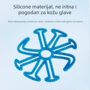 TDGO silikonska unutarnja podstava za kacigu električnog motocikla, prozračna, protiv pritiska na kosu, unisex odrasli