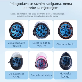 TDGO silikonska unutarnja podstava za kacigu električnog motocikla, prozračna, protiv pritiska na kosu, unisex odrasli