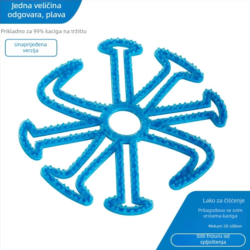 TDGO silikonska unutarnja podstava za kacigu električnog motocikla, prozračna, protiv pritiska na kosu, unisex odrasli