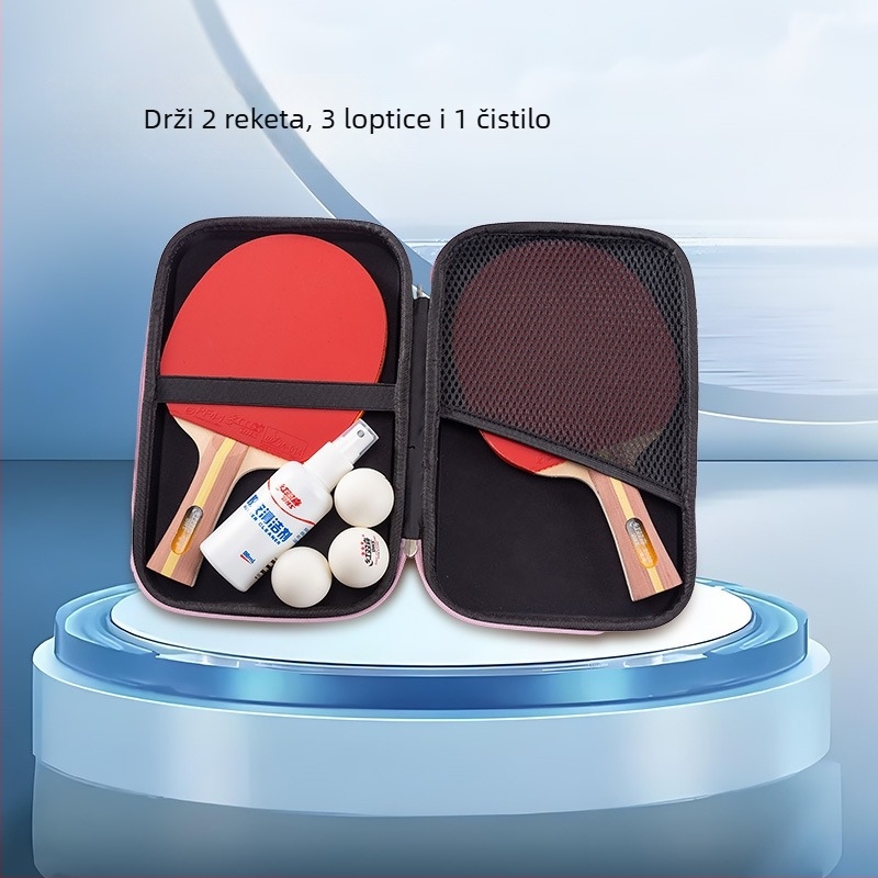 VINCERO vodootporna tvrda torba za rekete za stolni tenis i badminton, velik kapacitet