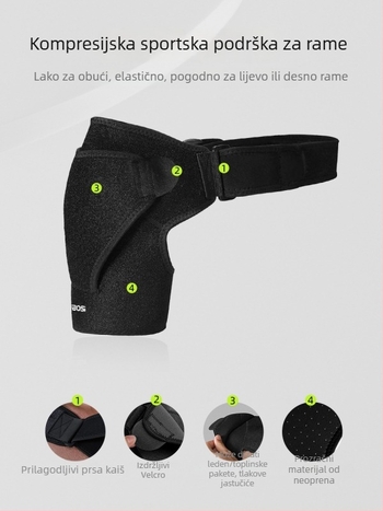 Ramenski štitnik, neopren, podesivi remen za jedno rame, za odrasle