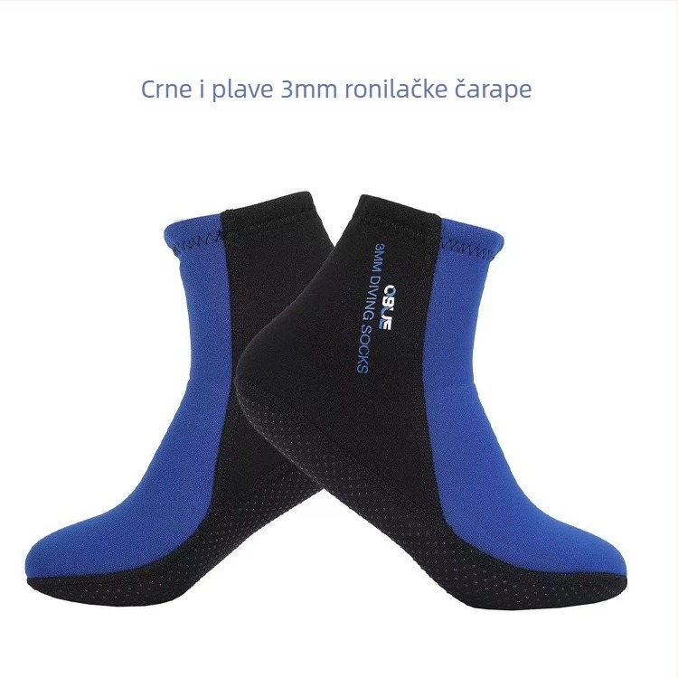 OBUE ronilačke čarape, 3 mm najlon, kratke, protuklizne, tople, brzo sušeće