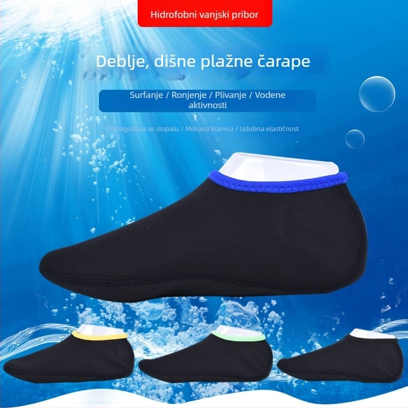 Ronilačke čarape – Hydrophilic poliester, protuklizne, prozračne