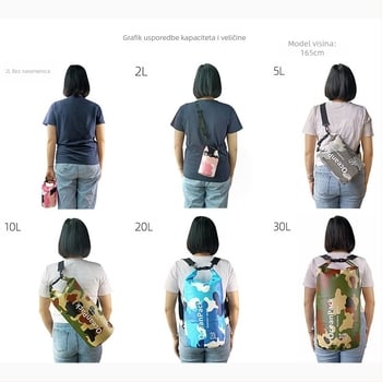 Vanjska vodena torba – kamuflažna 500D PVC mreža, stil za slobodno vrijeme/sport/moda, brend TOWADE