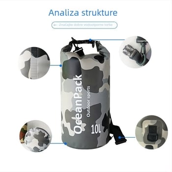 Vanjska vodena torba – kamuflažna 500D PVC mreža, stil za slobodno vrijeme/sport/moda, brend TOWADE