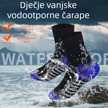 Dječje vodootporne čarape za vanjske aktivnosti – četiri sezone, vodene igre i ronjenje, zimsko skijanje, otporne na vjetar, hladnoću i habanje