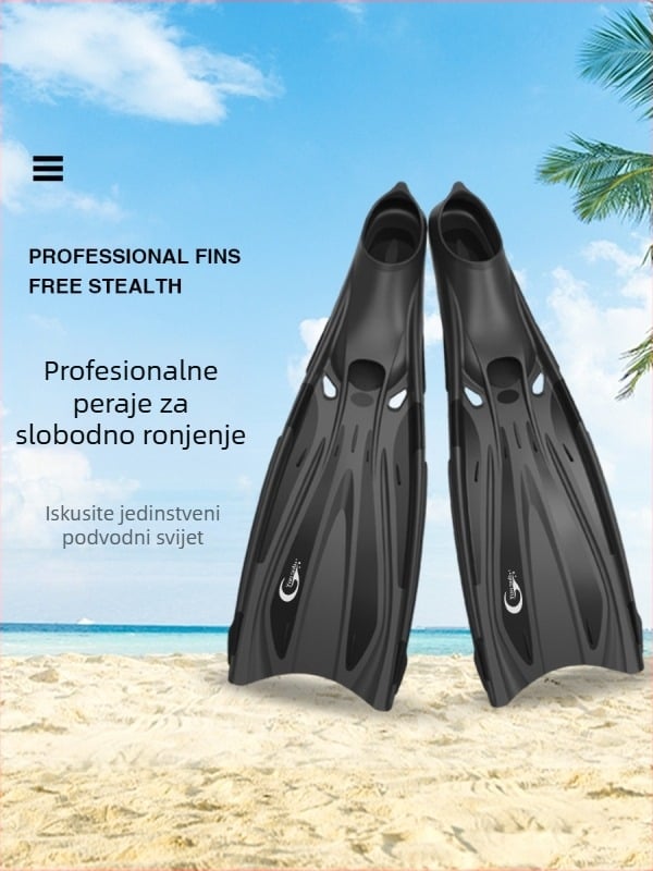 Yon Sub unisex fins za snorkeling — Materijal PP/TPR, Prilagodljive, Privatne oznake spremne