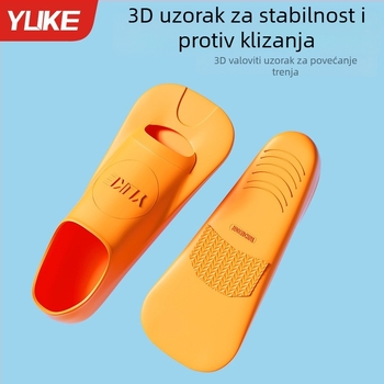 Silikonske kratke peraje za plivanje za odrasle – lagana oprema za ronilački trening